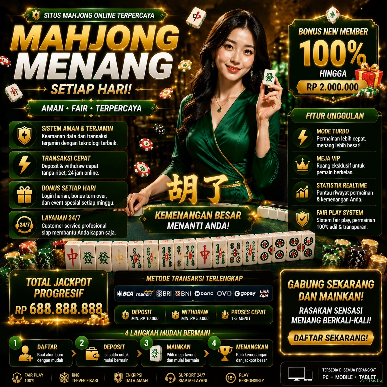 Mengungkap Ragam Permainan di 777lucky